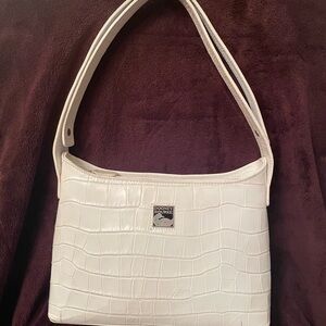 Dooney & Bourke White Croc-Embossed Women's Bag